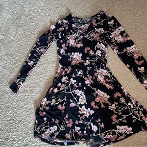 J for Justify floral dress size small